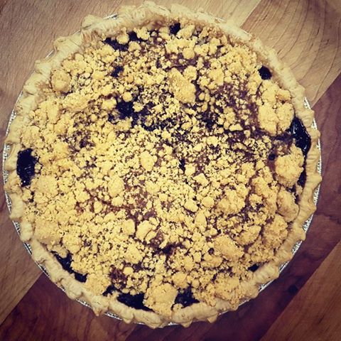 Black and Blueberry Pie