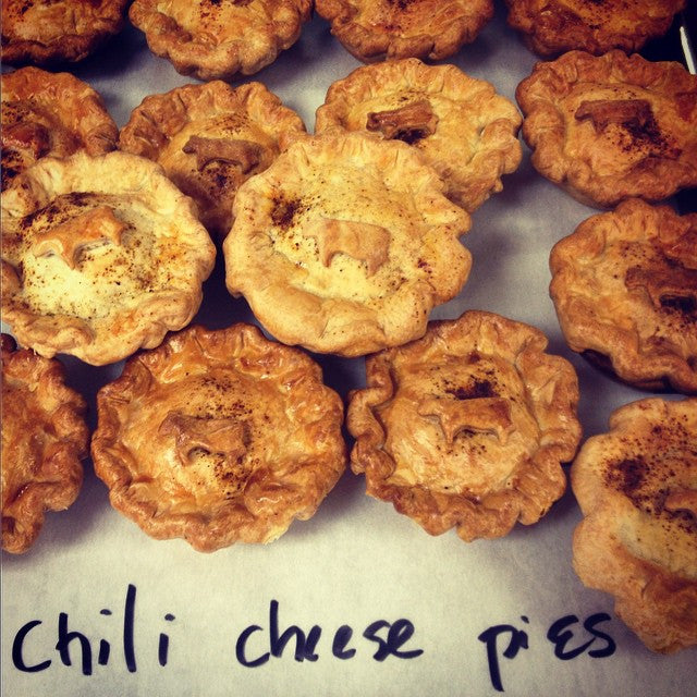 Beef Chili Cheddar Pies - 4-pk